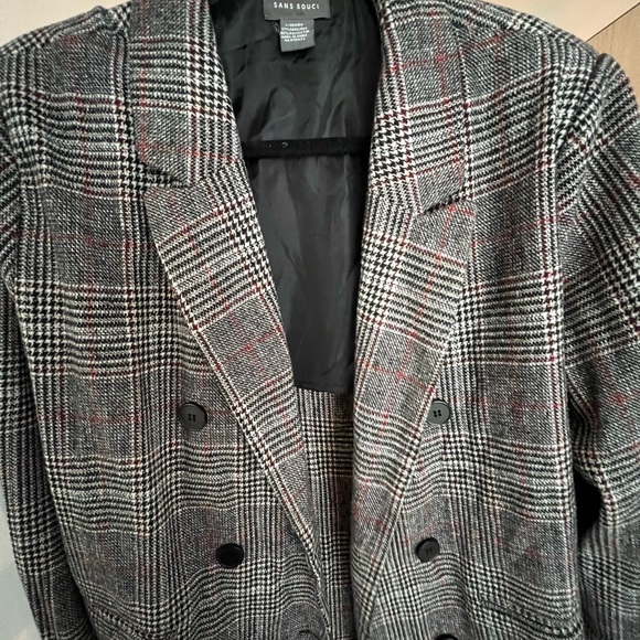 Sans Souci oversized checked blazer - Picture 3 of 3